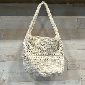 Sonoma Ivory Weaver Handbag Tote